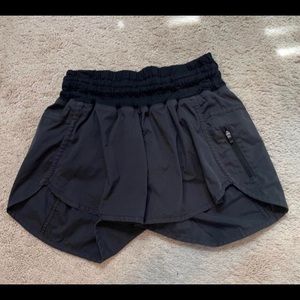 Black lululemon tracker shorts